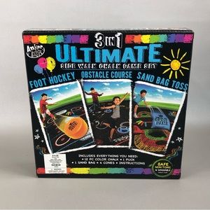 Anker Art 3in1 Ultimate Sidewalk Chalk Game Set